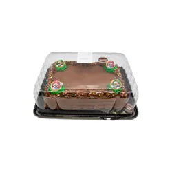 The Save Mart Company Chocolate Sheet Cake With Buttercream - 1/4 sheet