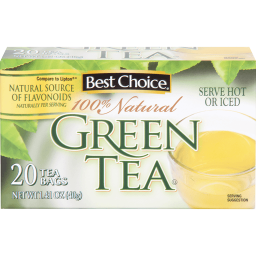 slide 1 of 1, Best Choice Green Tea Bags - 20 ct, 20 ct