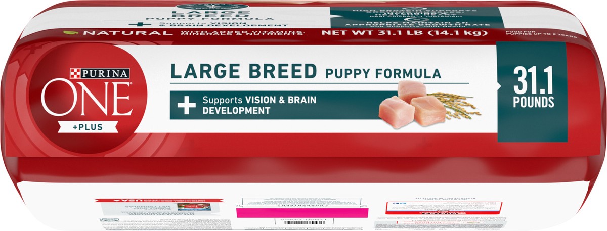 slide 7 of 9, ONE Purina ONE Plus Large Breed Puppy Food Dry Formula, 31.1 lb