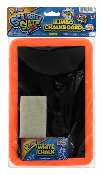 slide 1 of 1, Ja-Ru Inc Ja-Ru Play Scribble Slate Jumbo Chalkboard, 4+, 1 ct