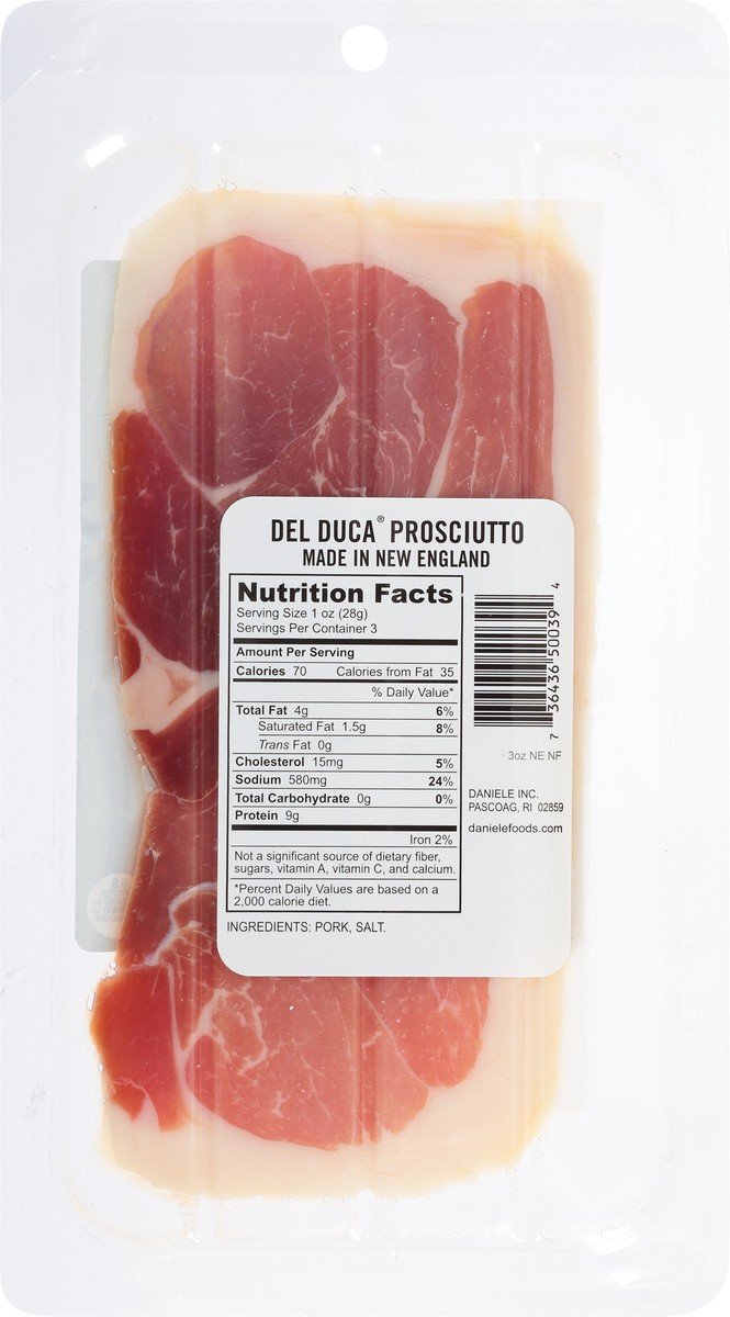 slide 5 of 13, Daniele Del Duca Prosciutto 3 oz, 3 oz