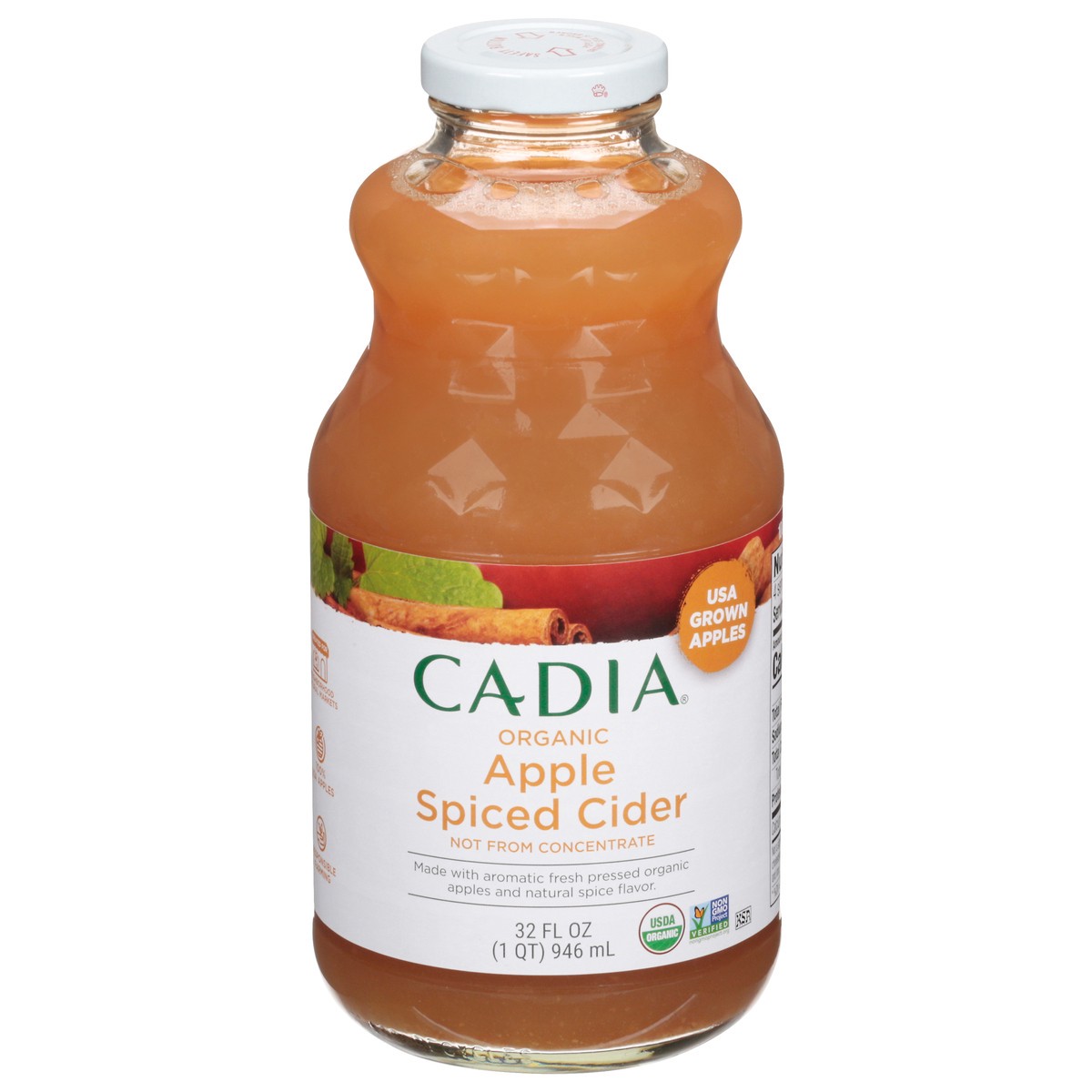 slide 6 of 13, Cadia Organic Apple Spiced Cider - 32 fl oz, 32 fl oz