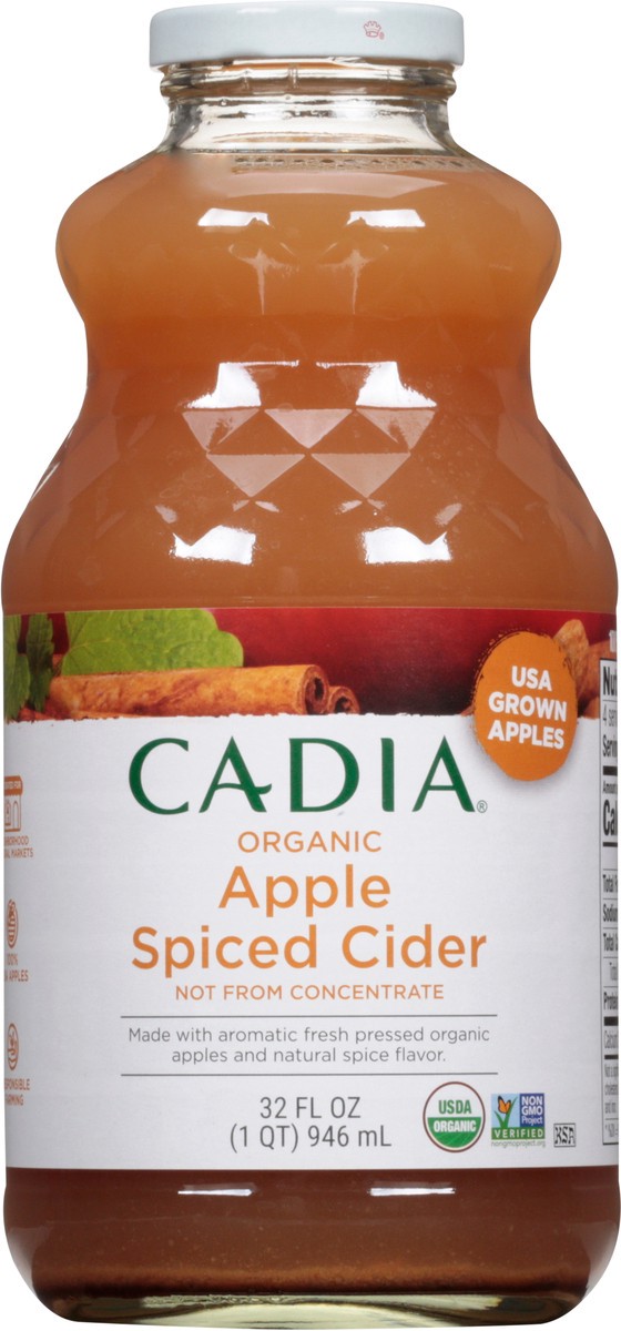 slide 3 of 13, Cadia Organic Apple Spiced Cider - 32 fl oz, 32 fl oz