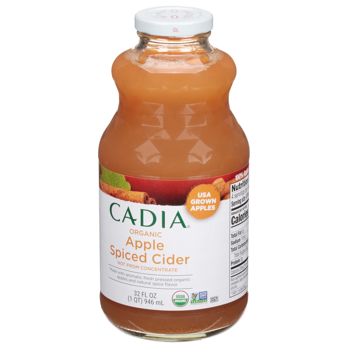 slide 2 of 13, Cadia Organic Apple Spiced Cider - 32 fl oz, 32 fl oz
