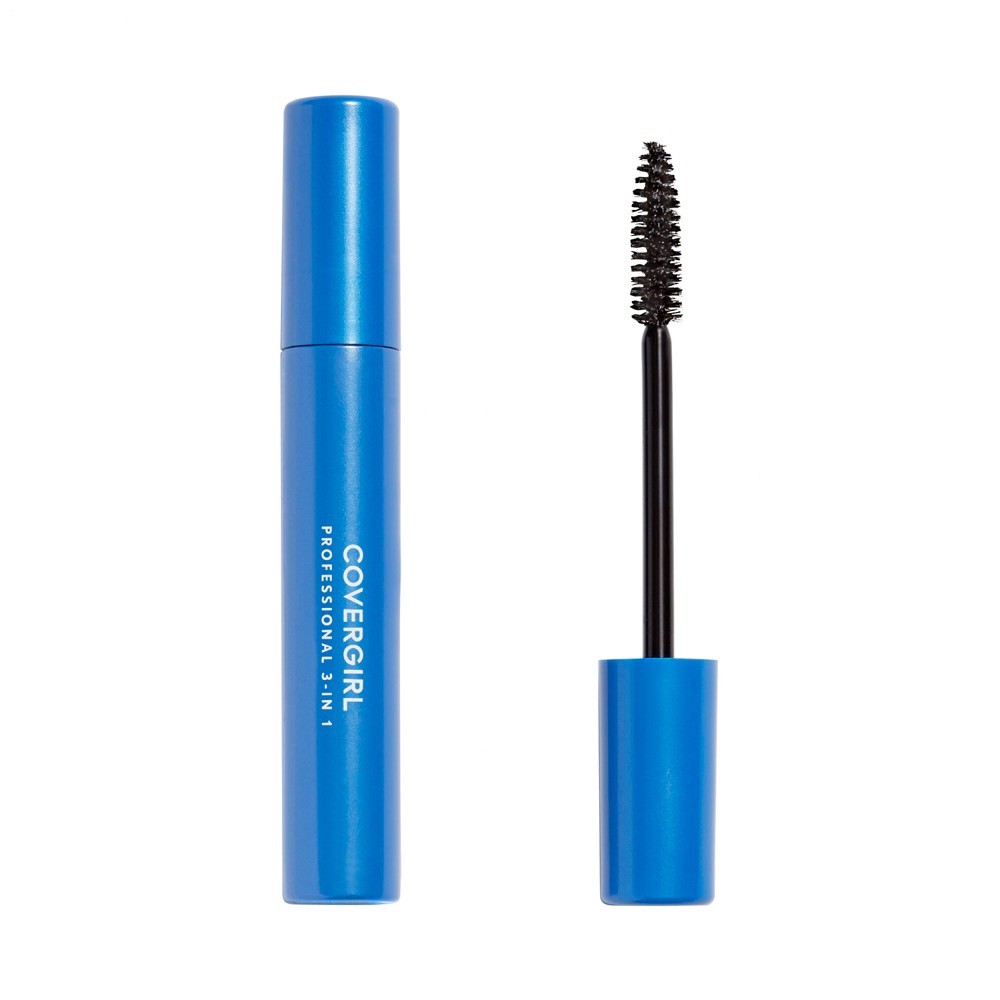 slide 2 of 4, Covergirl Professional 3-In-1 Straight Brush Mascara - 200 Very Black, 9 ml