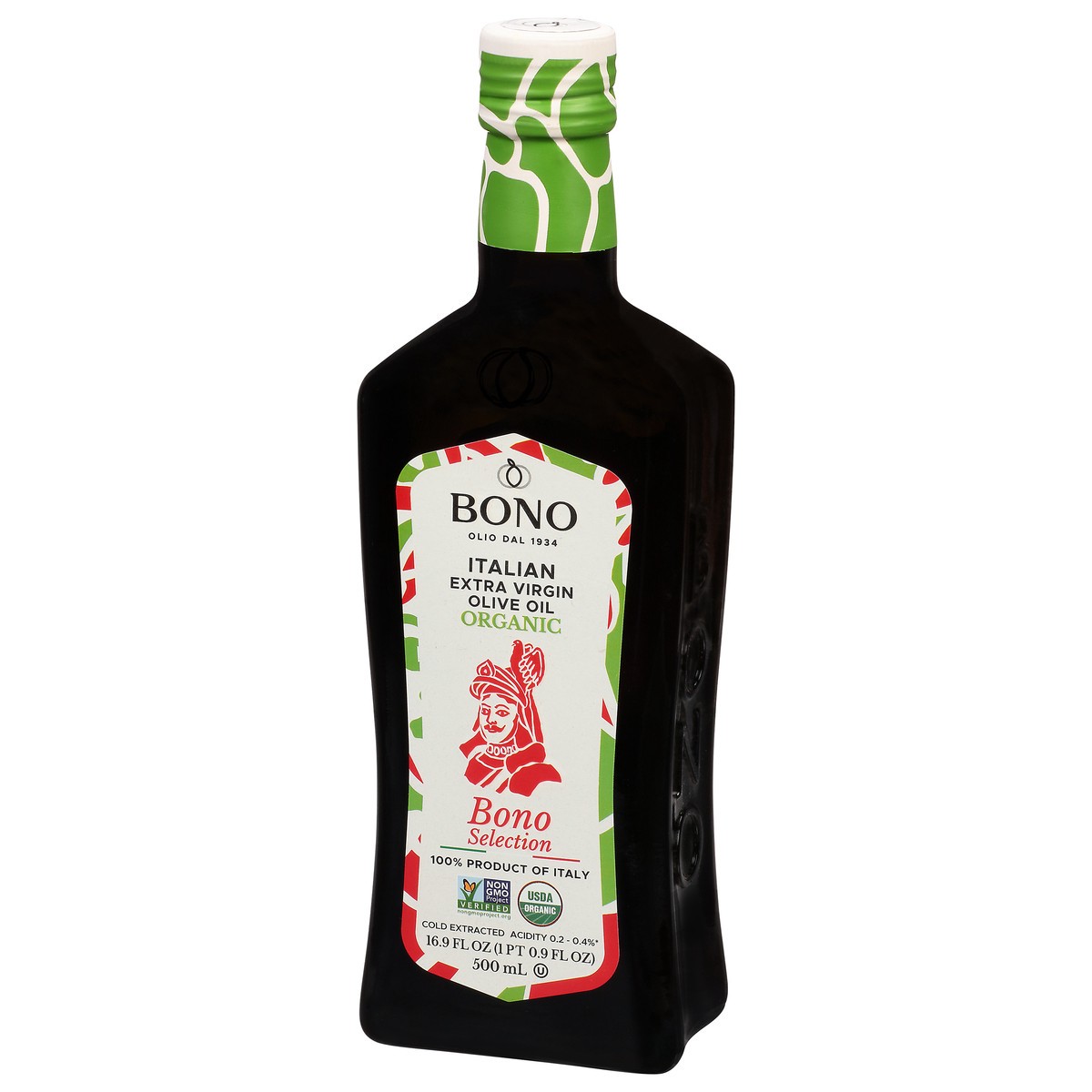 slide 3 of 9, BONO Italian EVOO Organic, 16.9 oz