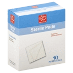 slide 1 of 1, Harris Teeter Sterile Pads - All One Size, 10 ct