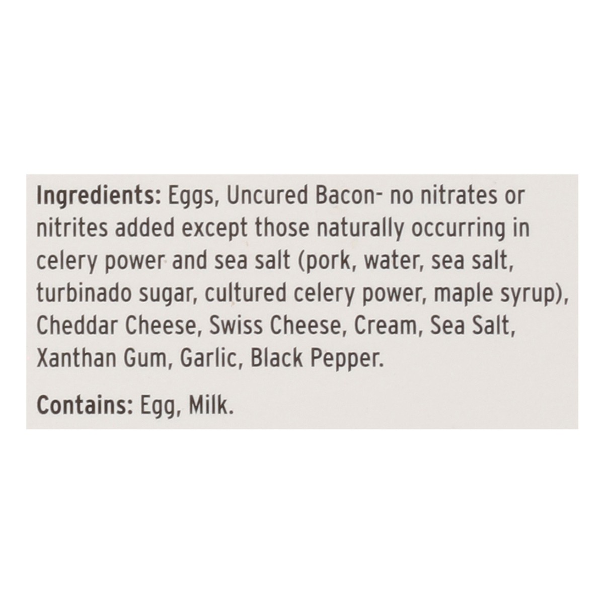 slide 2 of 13, Three Little Pigs Uncured Bacon & Swiss Egg Bite 2.5 oz, 2.5 oz