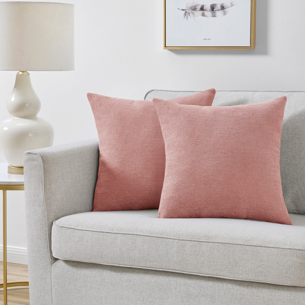 slide 4 of 4, Everyday Living Textured Woven Pillow 2 Pack, 18 in x 18 in