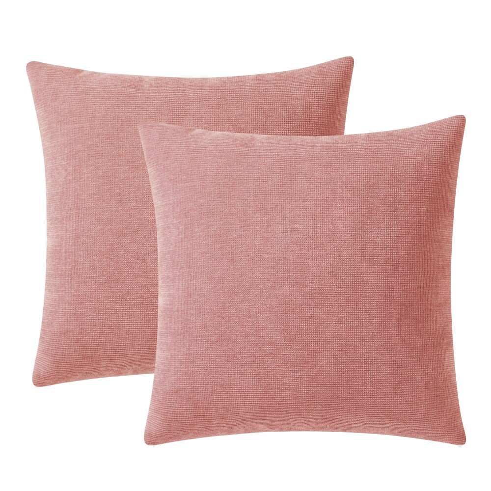 slide 3 of 4, Everyday Living Textured Woven Pillow 2 Pack, 18 in x 18 in