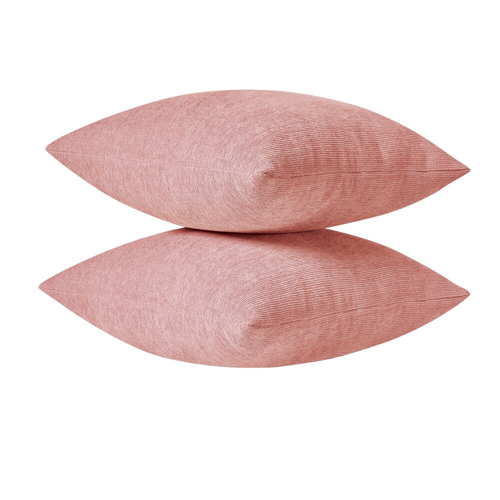 slide 2 of 4, Everyday Living Textured Woven Pillow 2 Pack, 18 in x 18 in