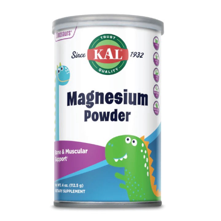 slide 1 of 1, Kal Kids Magnesium Powder, 4 oz