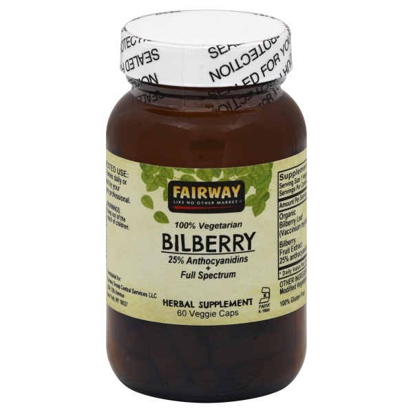 slide 1 of 1, Zerbos / Vitality Works Bilberry, 60 ct