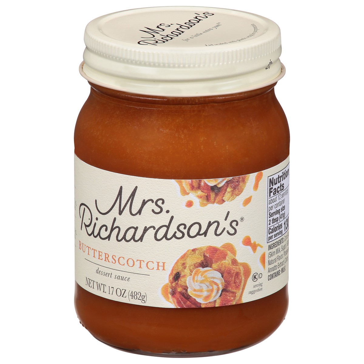 slide 2 of 14, Mrs. Richardson's Butterscotch Dessert Sauce 17 oz, 17 oz