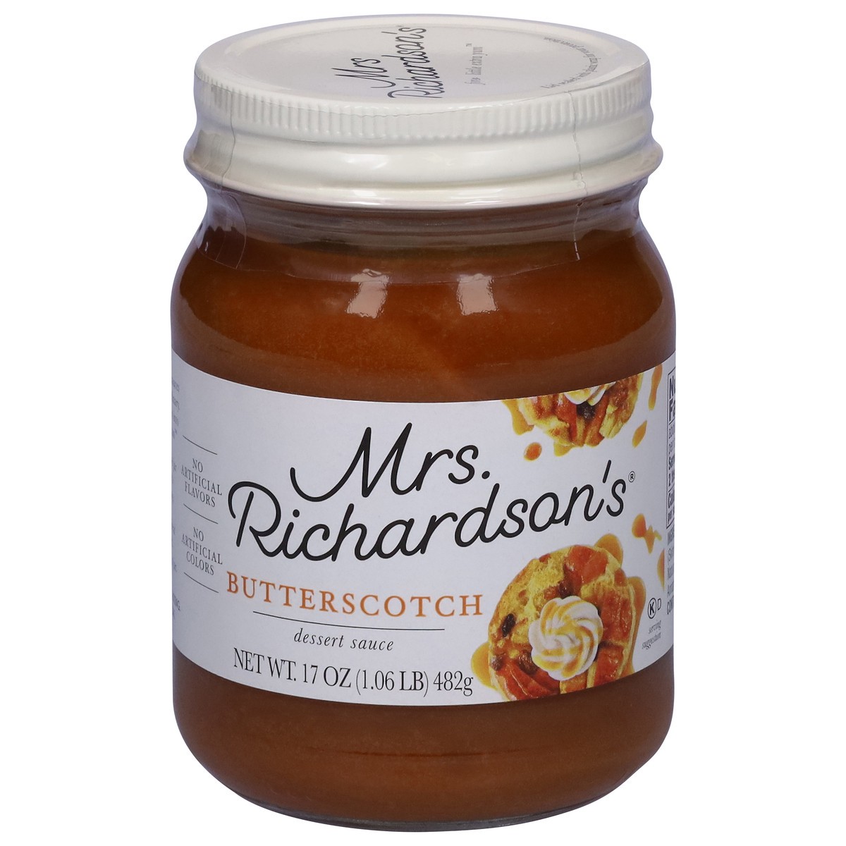 slide 1 of 14, Mrs. Richardson's Butterscotch Dessert Sauce 17 oz, 17 oz