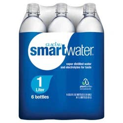 smartwater Bottles- 6 ct; 33.8 fl oz