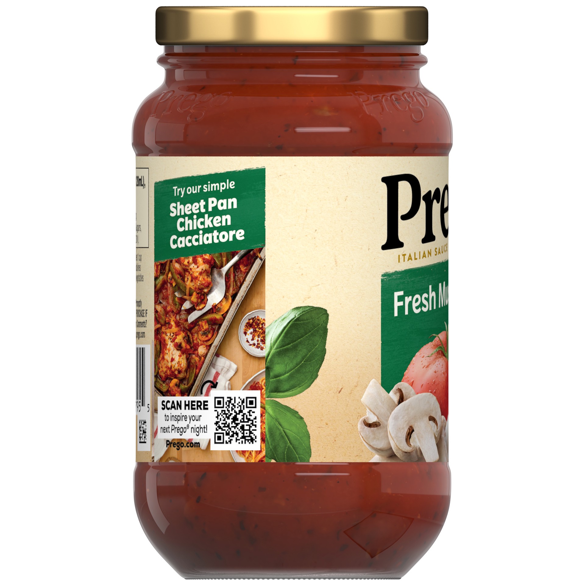 slide 5 of 5, Prego Mushroom Pasta Sauce, 14 oz Jar, 14 oz