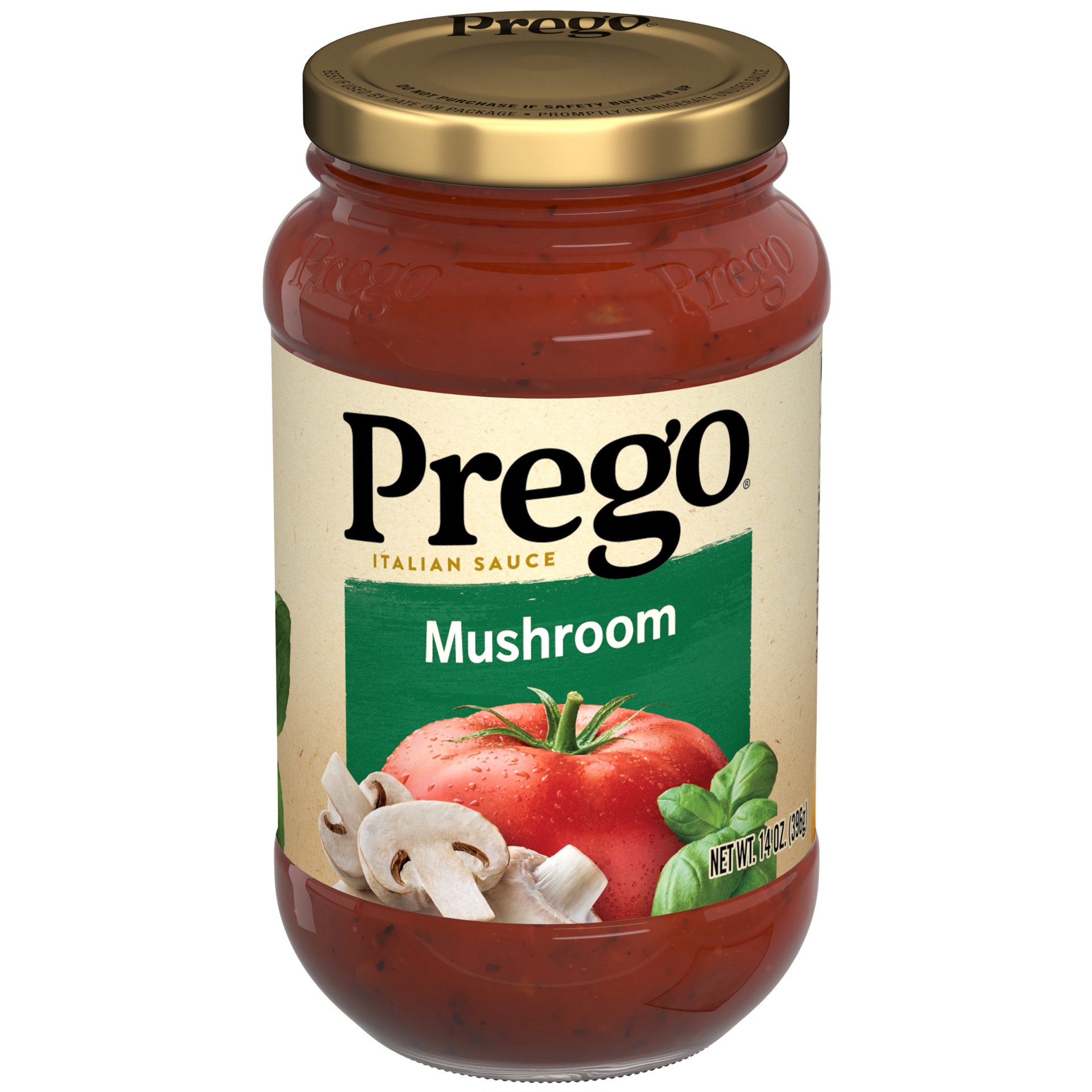 slide 1 of 5, Prego Mushroom Pasta Sauce, 14 oz Jar, 14 oz