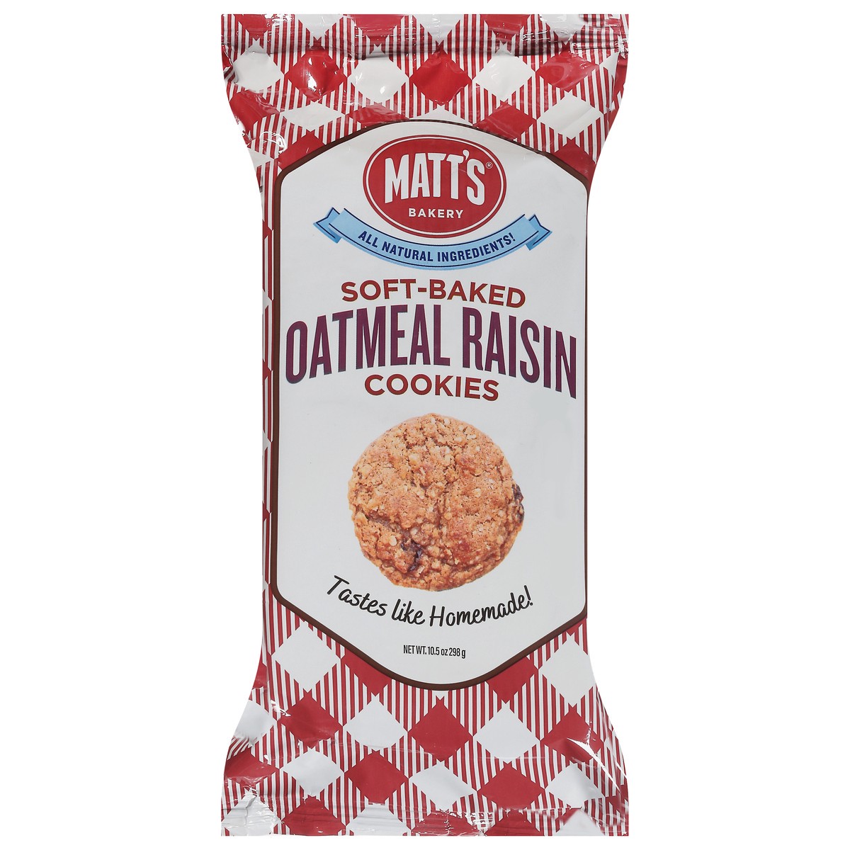 slide 6 of 13, Matt's Bakery Soft-Baked Oatmeal Raisin Cookies 10.5 oz, 10.5 oz