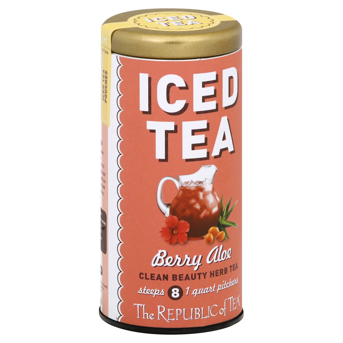 slide 10 of 11, The Republic of Tea Pouches Berry Aloe Iced Tea - 2.5 oz, 2.5 oz