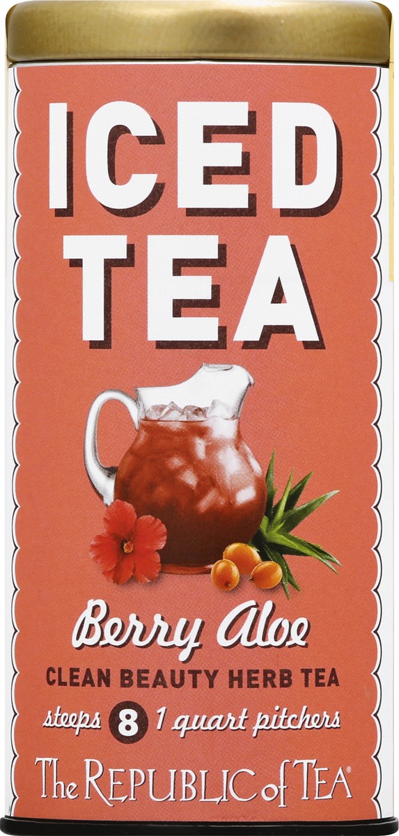 slide 6 of 11, The Republic of Tea Pouches Berry Aloe Iced Tea - 2.5 oz, 2.5 oz