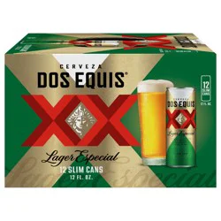 Dos Equis Mexican Lager Beer, 12 Pack, 12 fl oz Cans