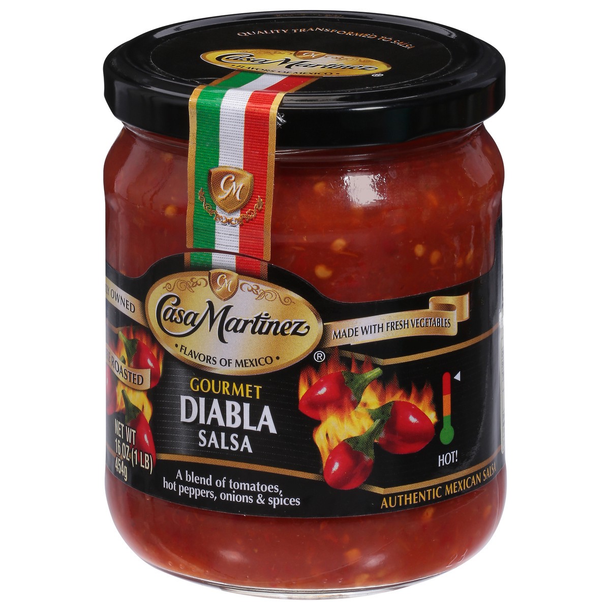 slide 2 of 9, Casa Martinez Diabla Gourmet Diabla Salsa 16 oz, 16 oz