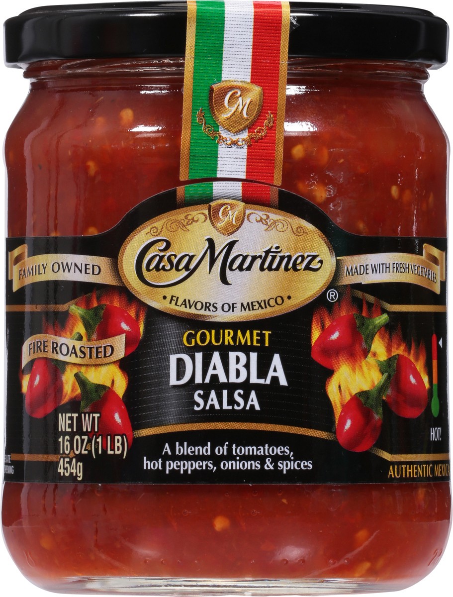 slide 5 of 9, Casa Martinez Diabla Gourmet Diabla Salsa 16 oz, 16 oz