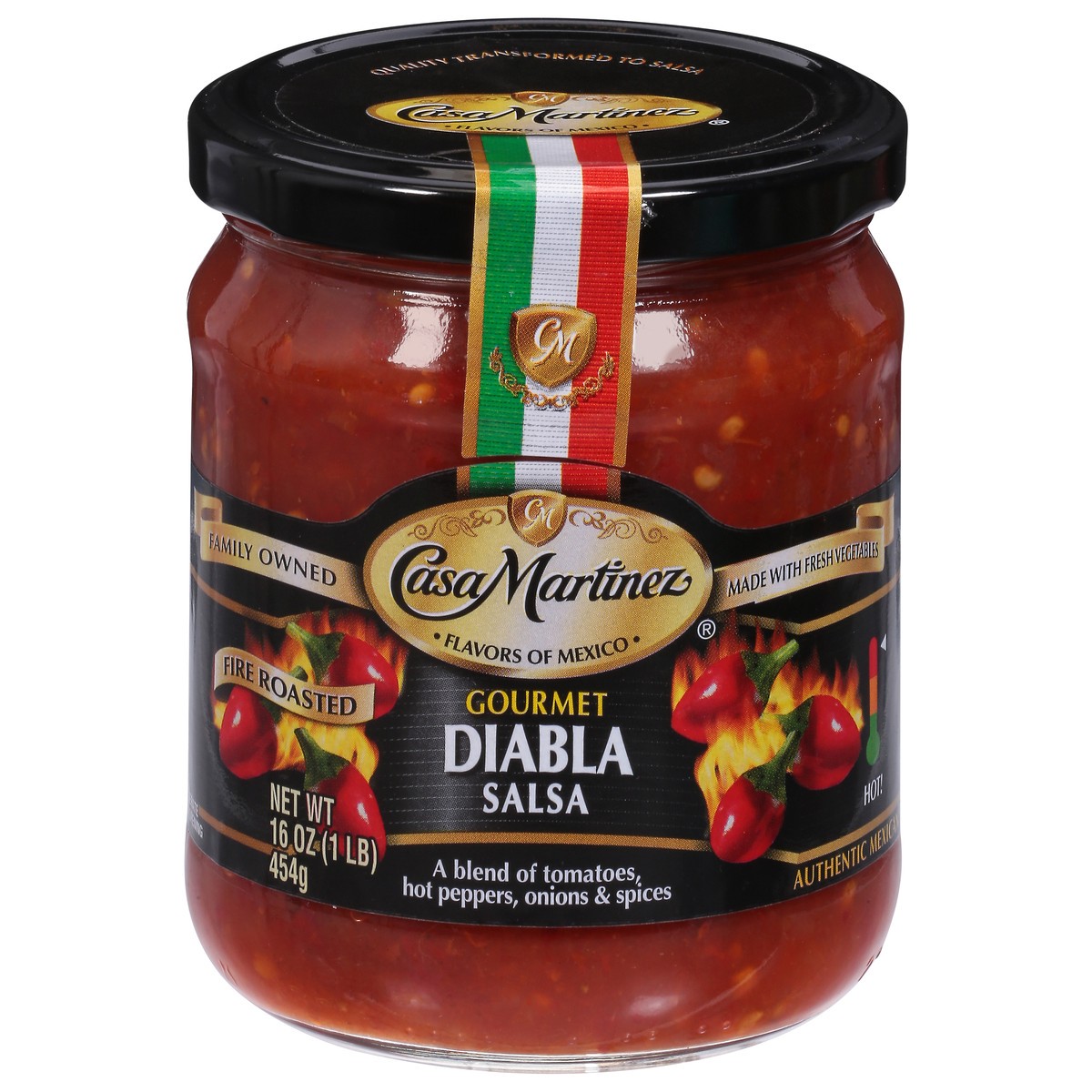 slide 1 of 9, Casa Martinez Diabla Gourmet Diabla Salsa 16 oz, 16 oz