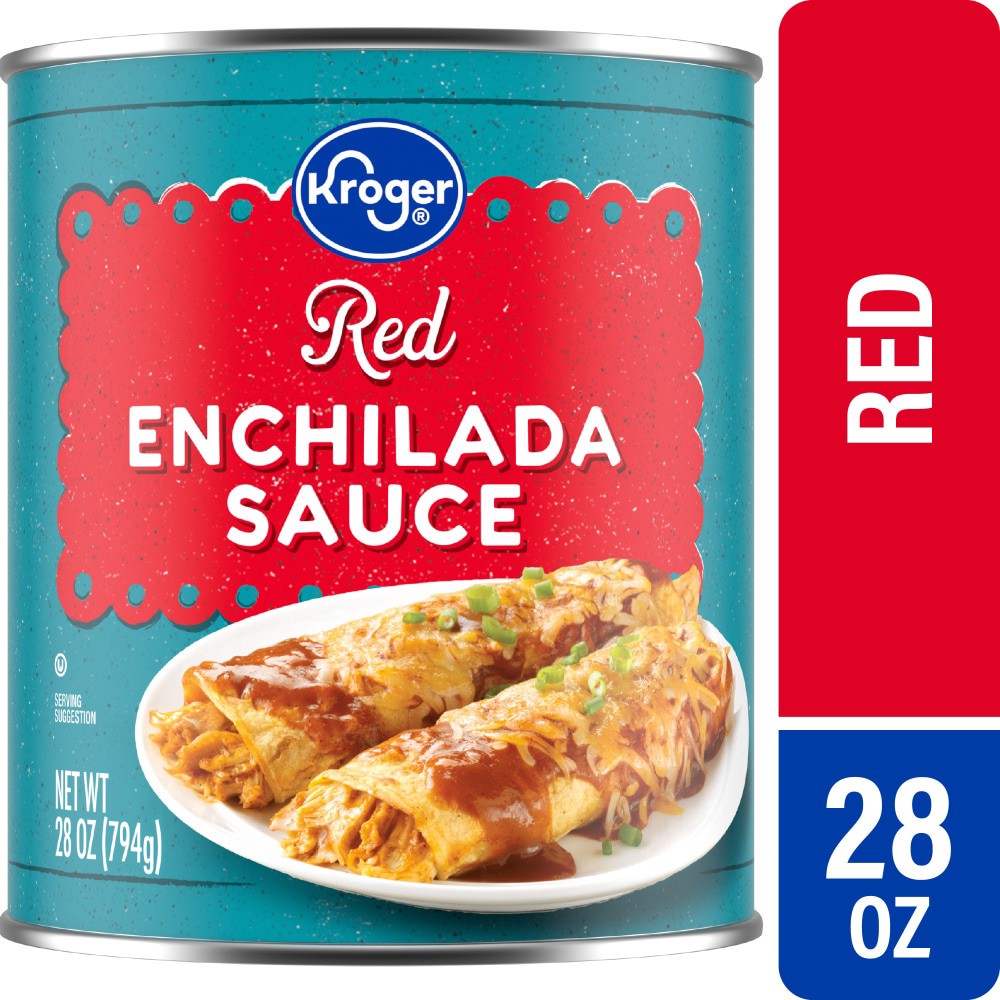 slide 1 of 4, Kroger Mild Red Enchilada Sauce, 28 oz