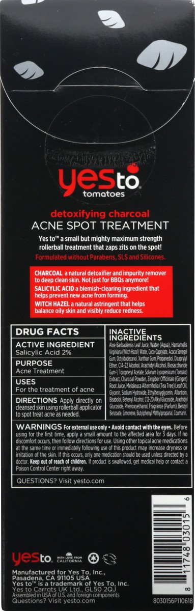 slide 5 of 9, Yes to Acne Spot Treatment 0.5 oz, 0.5 fl oz
