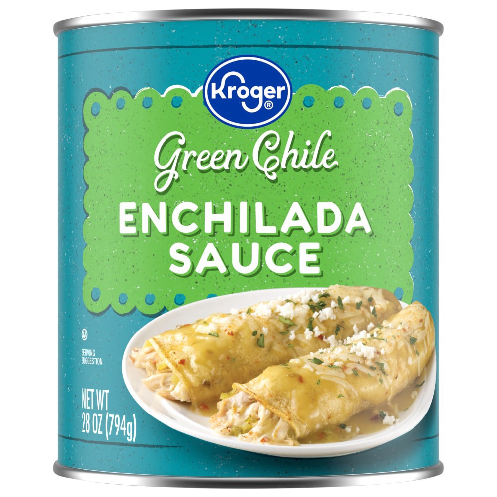 slide 1 of 1, Kroger Mild Green Enchilada Sauce, 28 oz