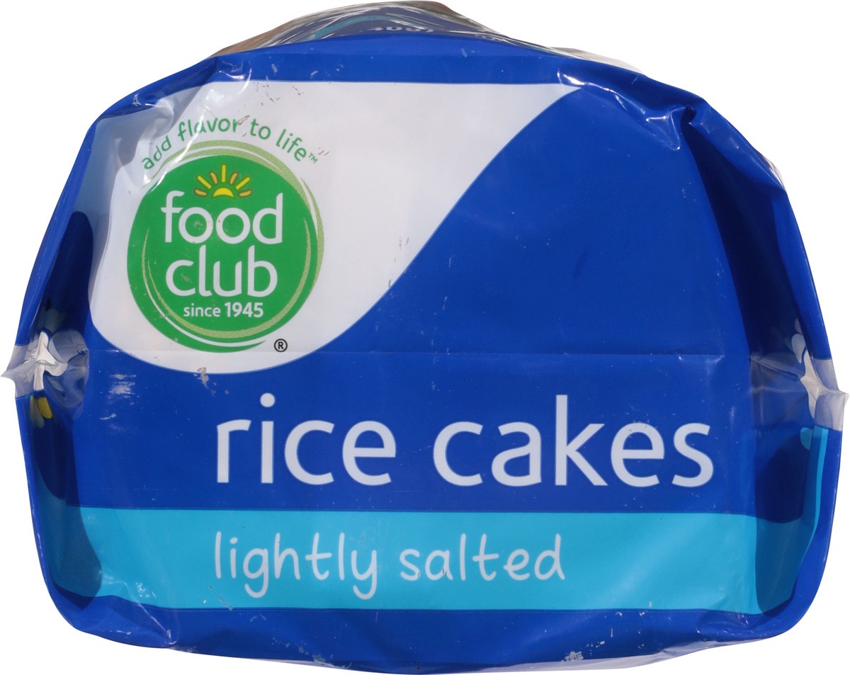 slide 10 of 13, Food Club Lightly Salted Rice Cakes 4.9 oz, 4.9 oz