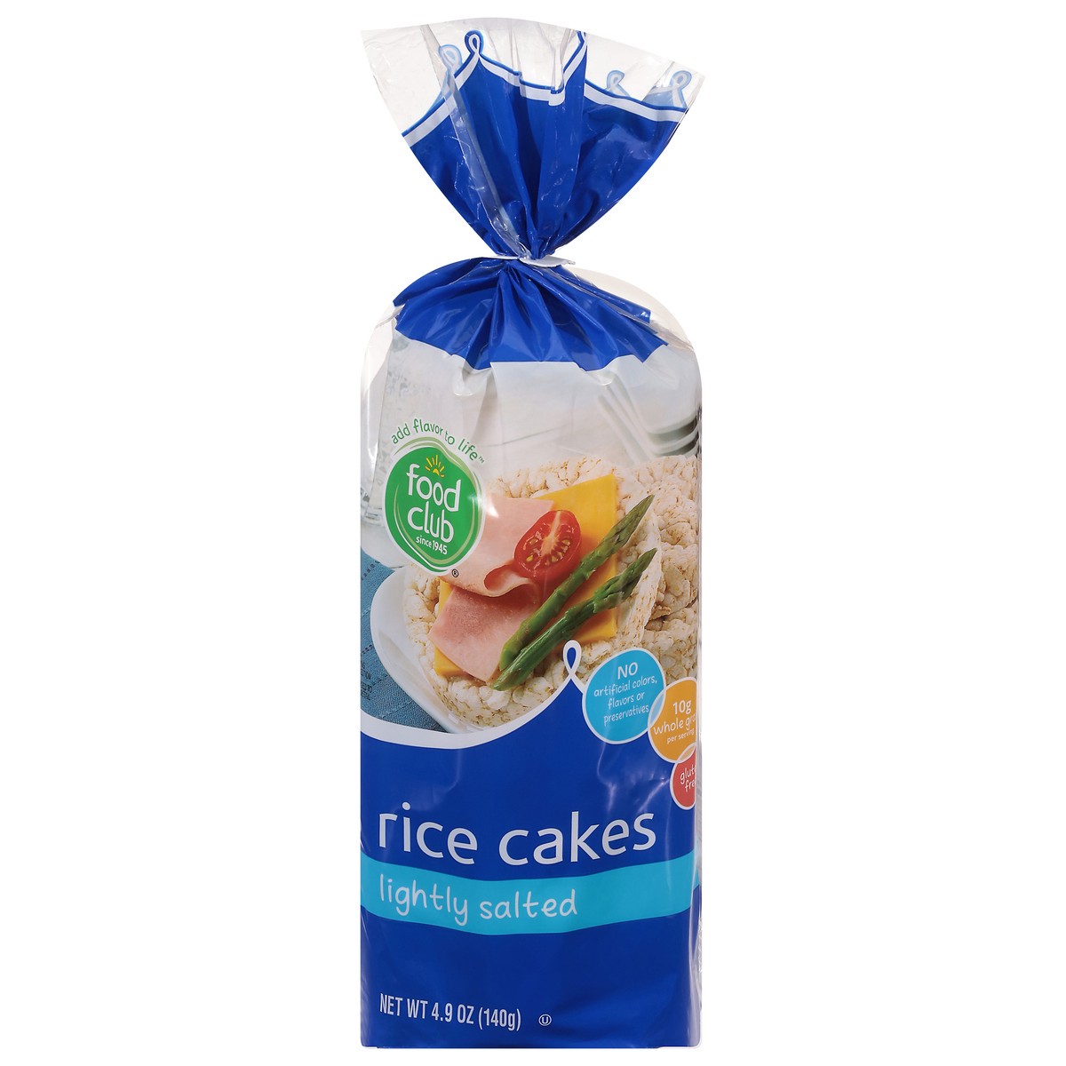 slide 1 of 13, Food Club Lightly Salted Rice Cakes 4.9 oz, 4.9 oz