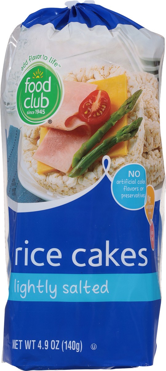 slide 4 of 13, Food Club Lightly Salted Rice Cakes 4.9 oz, 4.9 oz