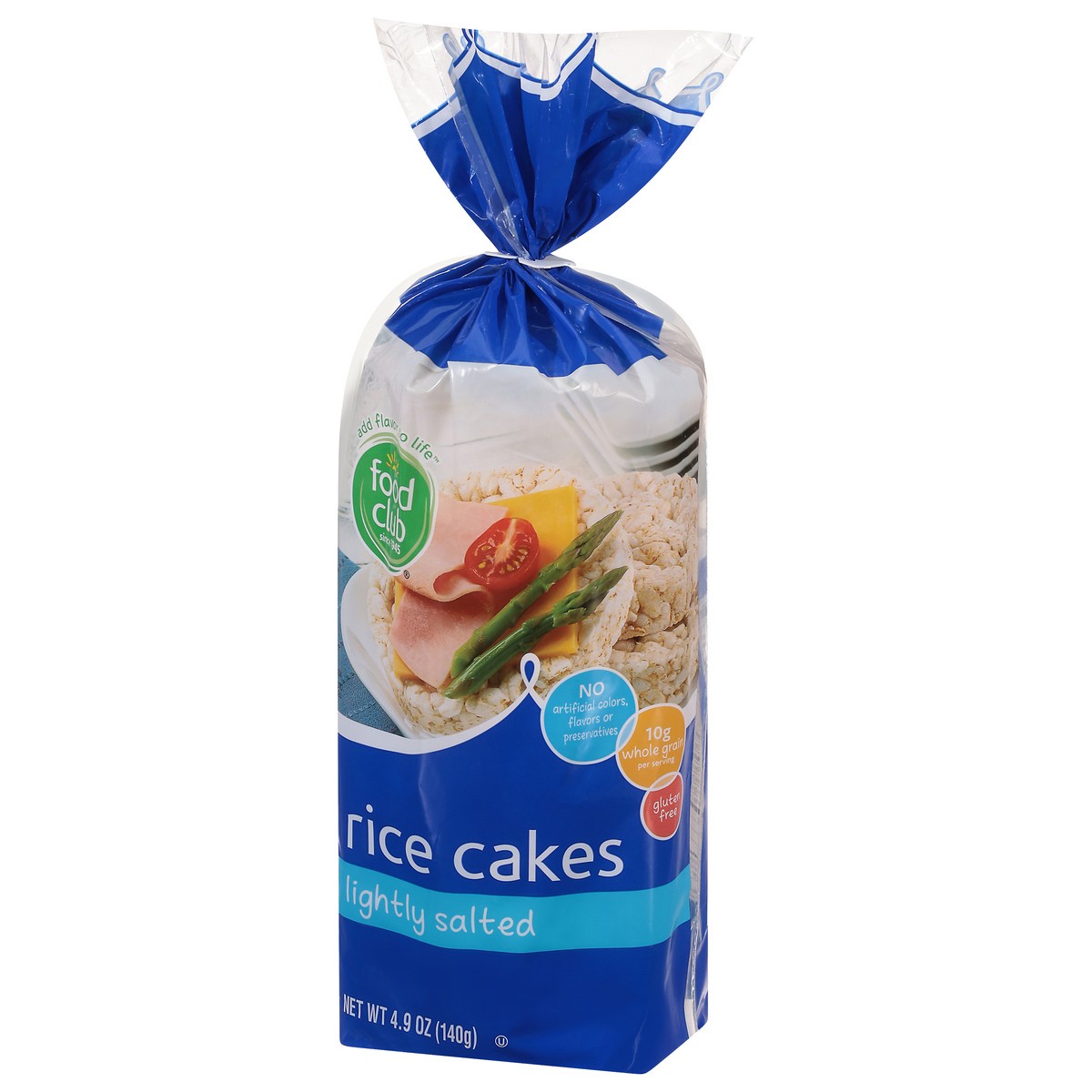 slide 9 of 13, Food Club Lightly Salted Rice Cakes 4.9 oz, 4.9 oz