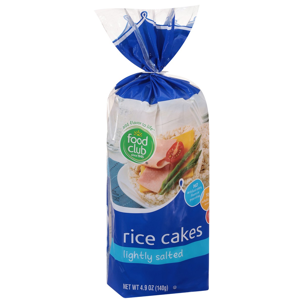 slide 7 of 13, Food Club Lightly Salted Rice Cakes 4.9 oz, 4.9 oz