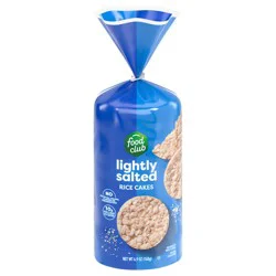 Food Club Lightly Salted Rice Cakes 4.9 oz
