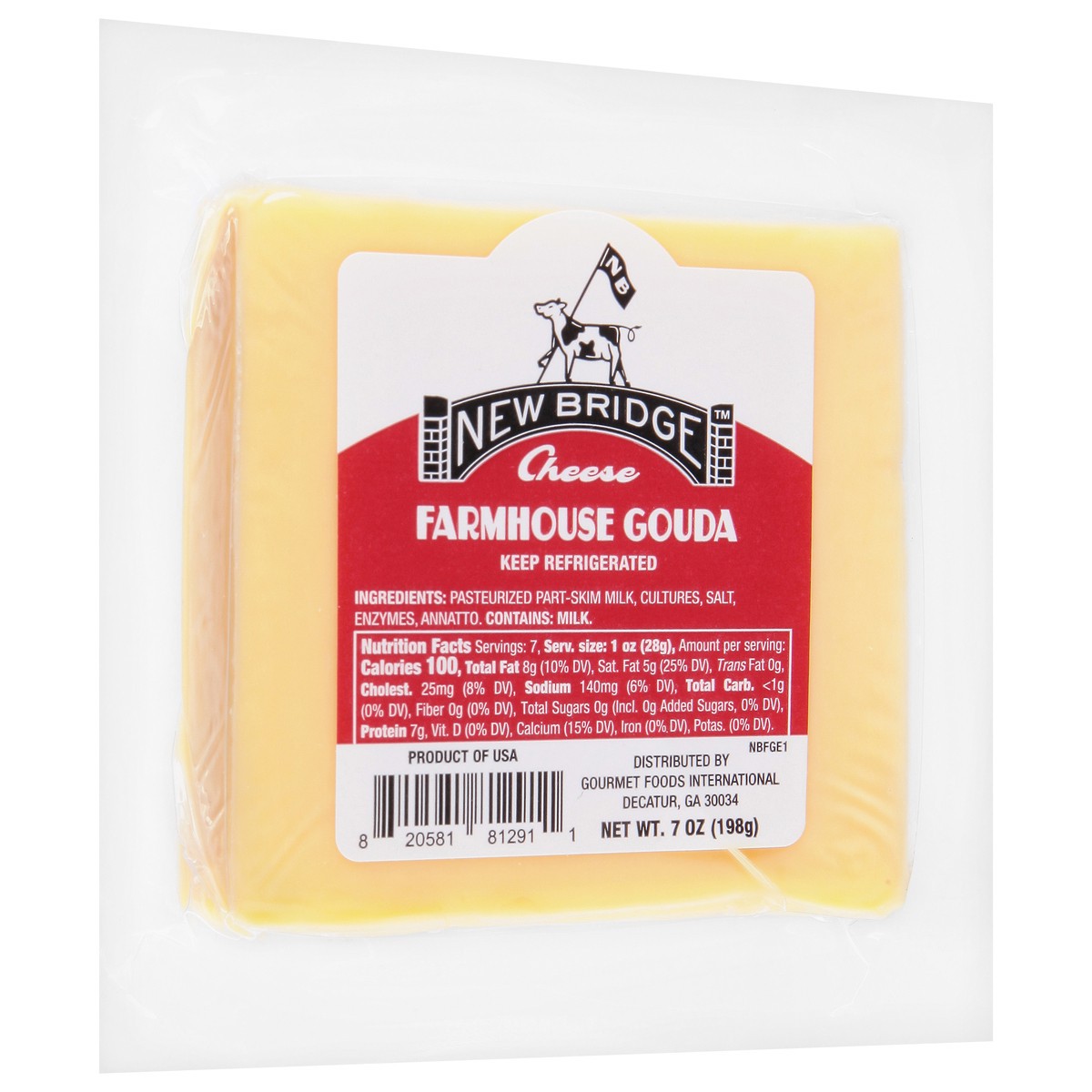 slide 2 of 9, New Bridge Farmhouse Gouda Ew, 7 oz