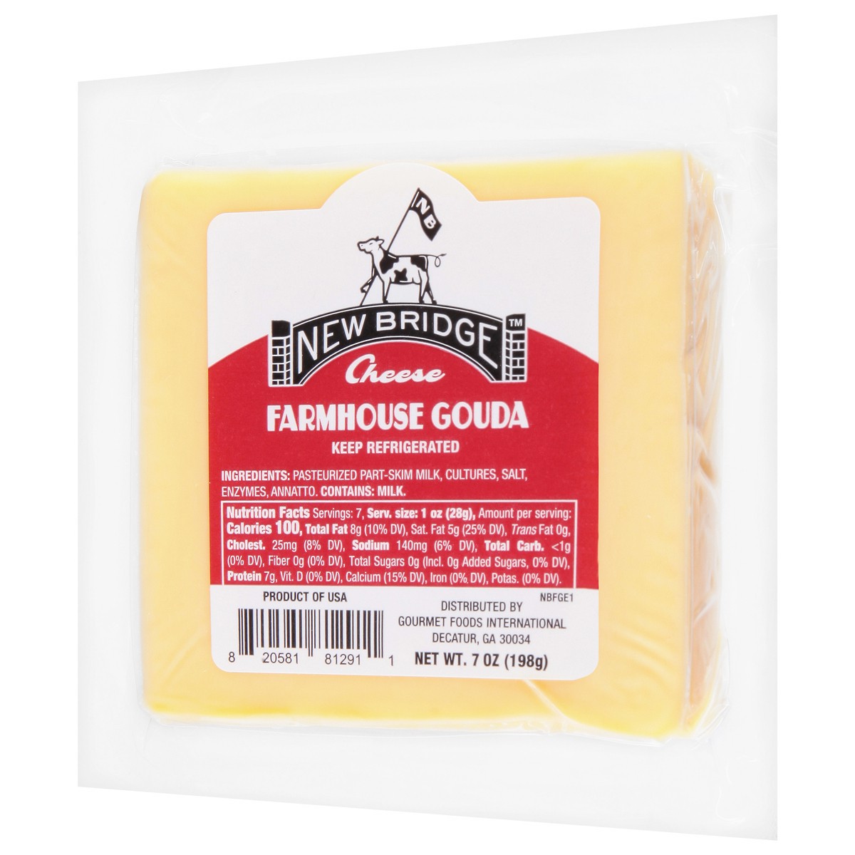 slide 3 of 9, New Bridge Farmhouse Gouda Ew, 7 oz