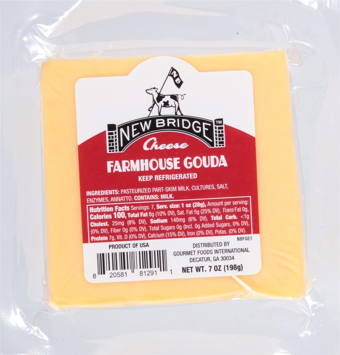 slide 6 of 9, New Bridge Farmhouse Gouda Ew, 7 oz