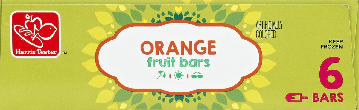 slide 2 of 4, Harris Teeter Fruit Bars - Orange, 16.5 oz