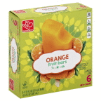 slide 1 of 1, Harris Teeter Fruit Bars - Orange, 16.5 oz