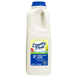Country Fresh Milk 2% Reduced Fat Quart 32 oz