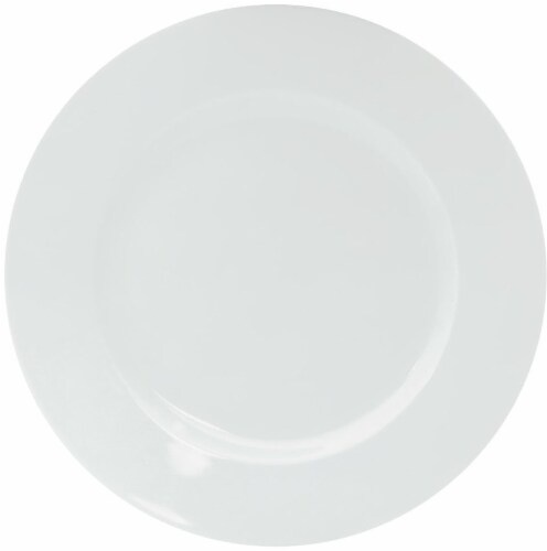 slide 1 of 1, BIA Cordon Bleu Rim Salad Plate  - White, 8.25 in
