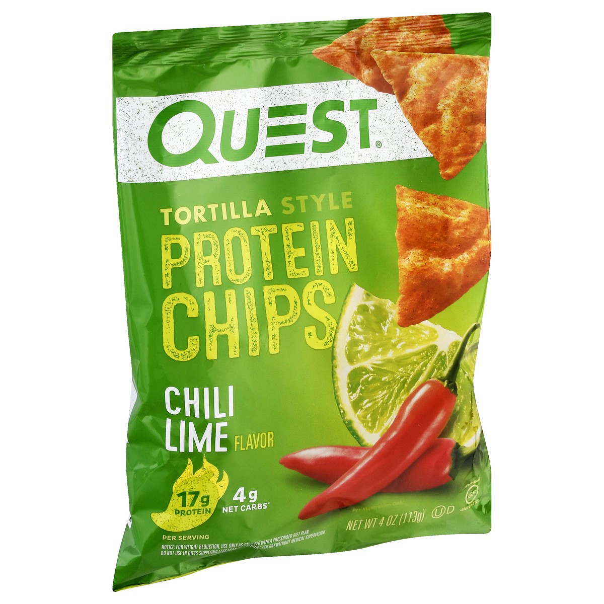 slide 2 of 9, Quest Protein Chips, 4 oz