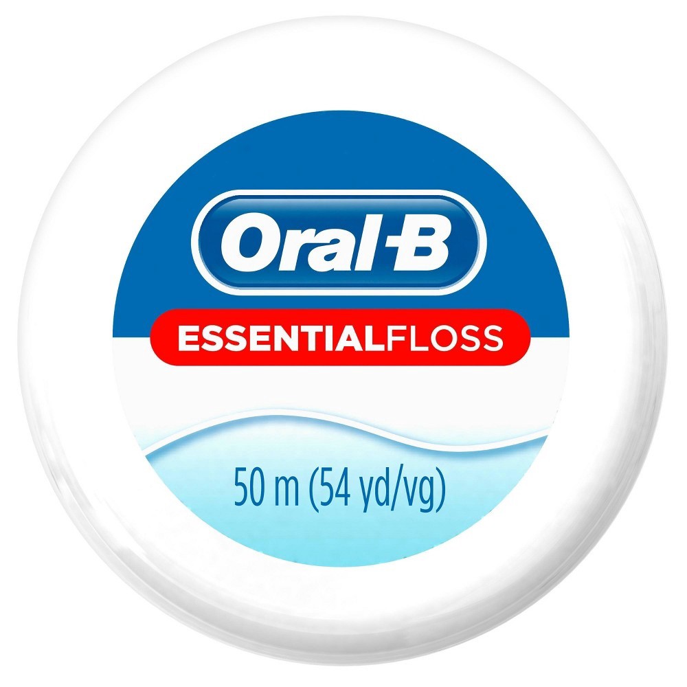 slide 3 of 4, Oral-B EssentialFloss Mint Dental Floss, Cavity Defense, Waxed, 50m, 1 ct