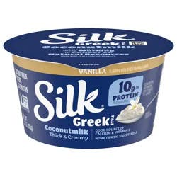 Silk Greek Style Vanilla Coconut Milk Yogurt Alternative, 5.3 Oz. Cup