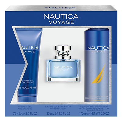 slide 1 of 1, Nautica Voyage Gift Set, 3 ct