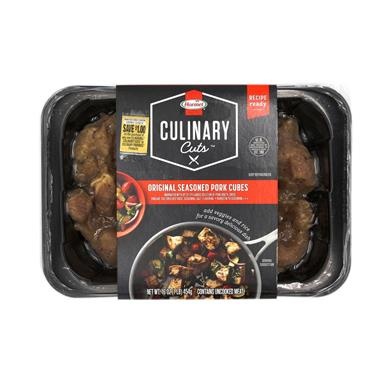 slide 1 of 1, Hormel Culinary Cuts Original Seasoned Pork Cubes, 16 oz